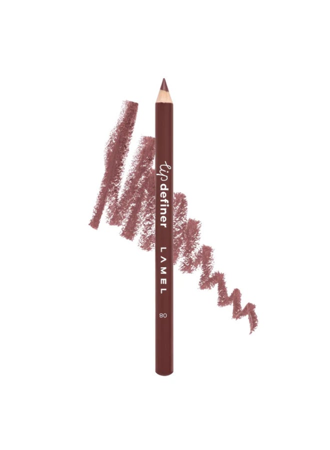 لاميل Wooden Pencil Lip Definer №408 Mauve - Image 1