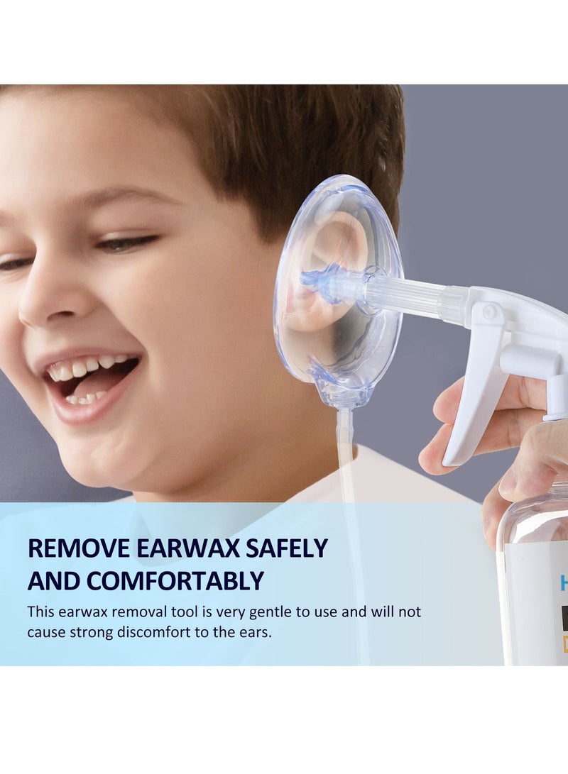 هايلي كير مجموعة أدوات تنظيف شمع الأذن لغسيل الأذن للاستخدام المنزلي - Image 3