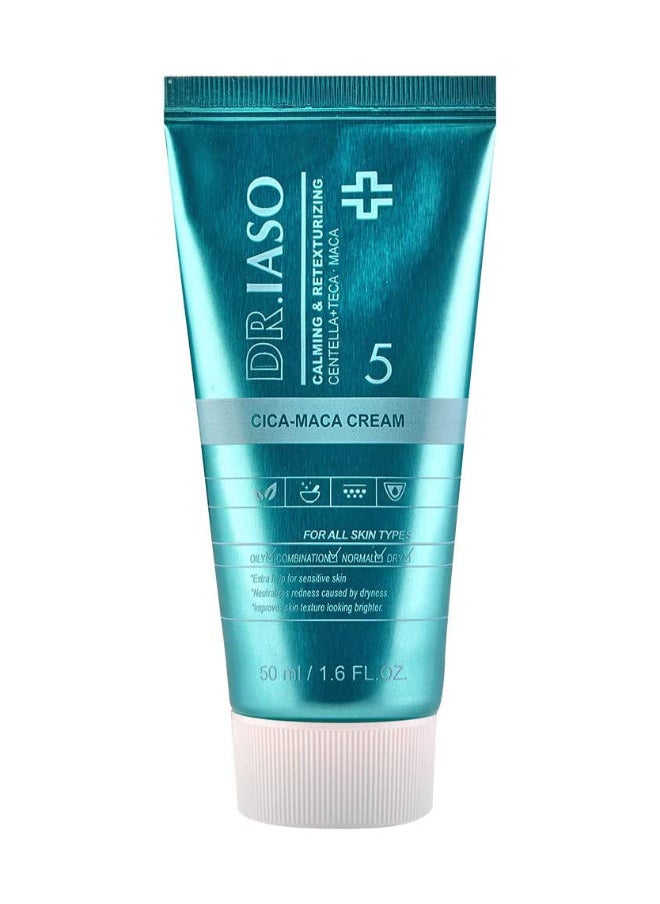 iaso DR. IASO Cica-Maca Cream, A multi-functional, highly concentrated, and soothing recovery cream, soothes sensitive skin and restores healthy skin. Made in Korea  - Image 1
