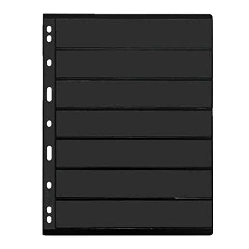 MUDOR Stamp Pages for Stamp Album Binder, 10 Sheet (20 Page) 7 Rows Pages for Stamp Collectors, Professional Pack (7 Rows) - Image 2
