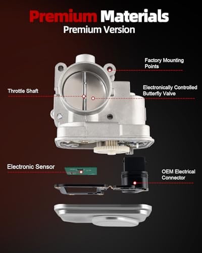 VANBOL Throttle Body Compatible with Ford 2007-2014 F150 F250 E150 E250 Econoline Van Wagon Edge Flex Taurus X, Lincoln MKT MKS MKX MKZ, Mercury Sable V6 3.5L 3.7L V8 4.6L 7T4Z-9E926-EA - Image 3