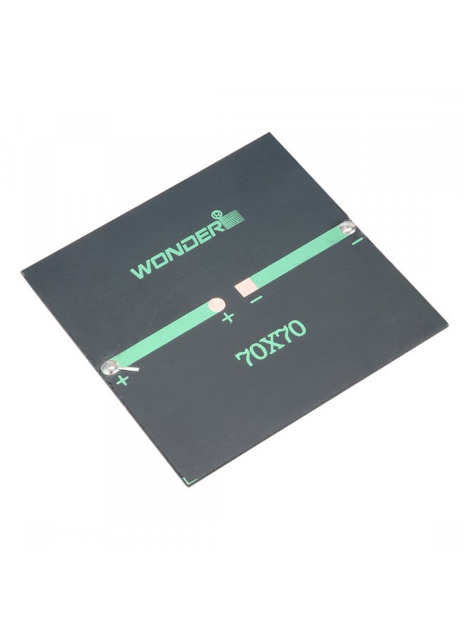 uxcell uxcell 5Pcs 3V 100mA Poly Mini Solar Cell Panel Module DIY for Light Toys Charger 70mm x 70mm  - Image 4