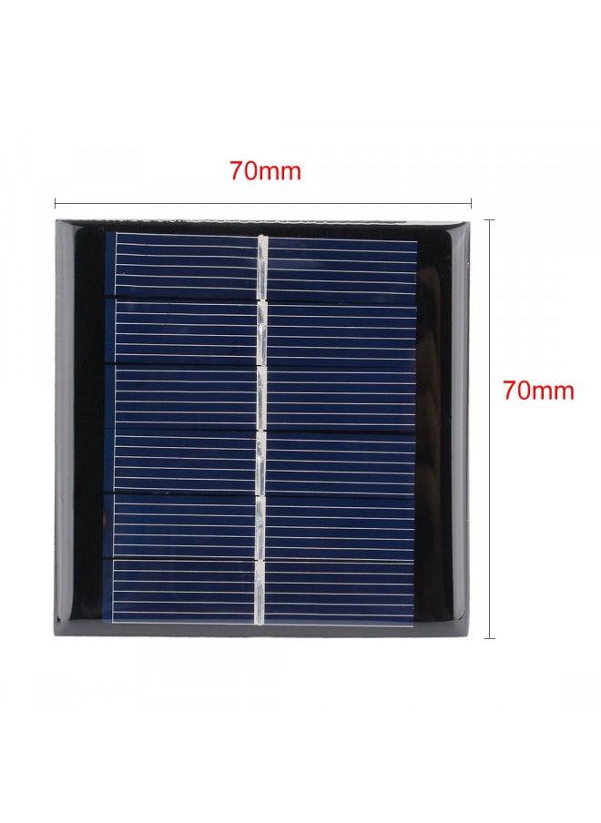 uxcell uxcell 5Pcs 3V 100mA Poly Mini Solar Cell Panel Module DIY for Light Toys Charger 70mm x 70mm  - Image 3