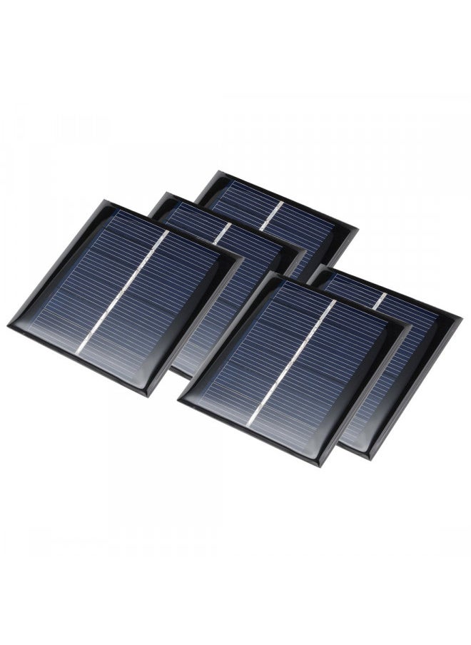uxcell uxcell 5Pcs 3V 100mA Poly Mini Solar Cell Panel Module DIY for Light Toys Charger 70mm x 70mm  - Image 1