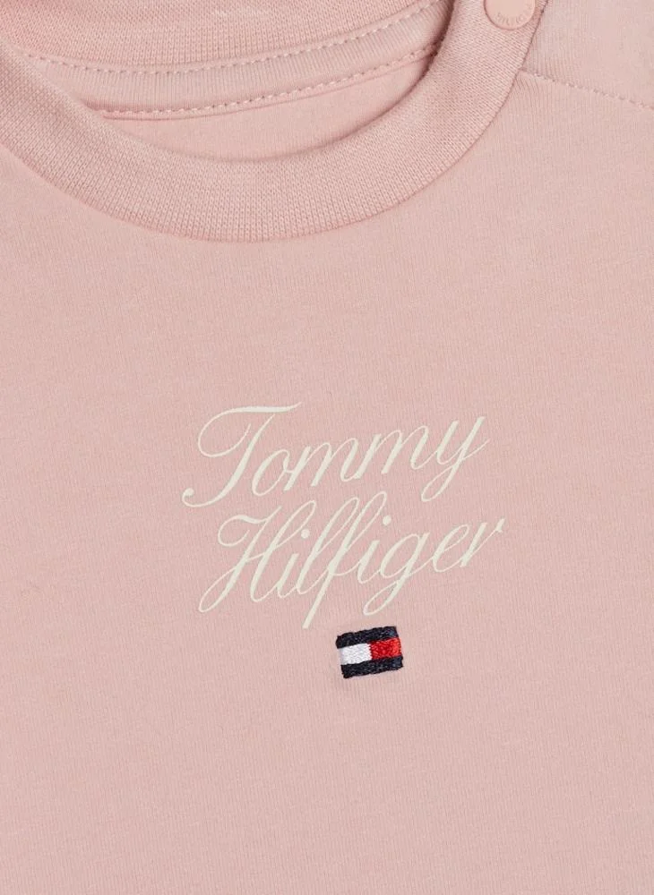 TOMMY HILFIGER Infant Logo T-Shirt & & Pant Set