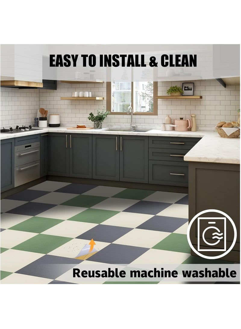 MileMelo Peel and Stick Carpet Tiles,Self-Adhesive Square Soft Floor Tiles,12inx12in DIY Washable Tiles Carpet,for Bedroom,Dining Room(Size:10pcs,Color:Beige) - Image 4