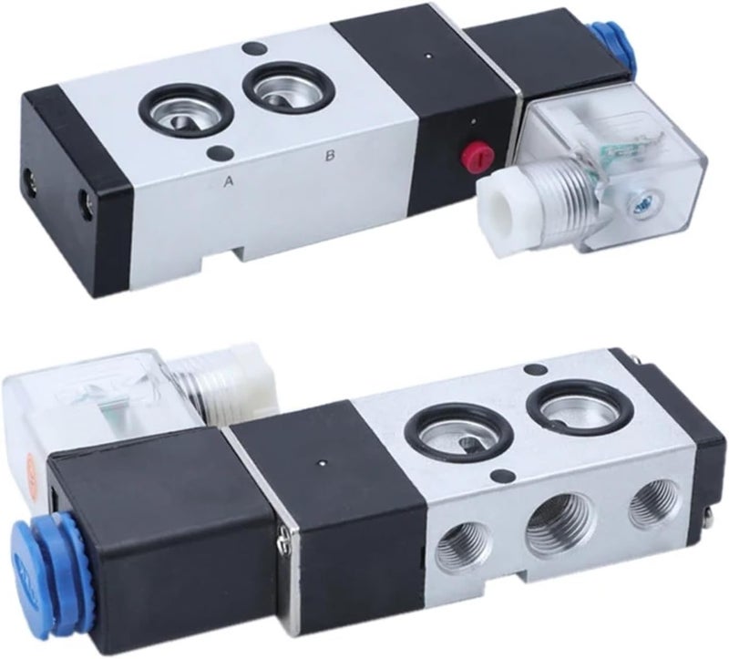 4M210-08 4M310-08 4M410-10 2 Position 3 Port Five Way Pneumatic Electric Solenoid Valve Control Air Valve Electromagnetic.(4M410-15 Only Valve,DC24V) - Image 5