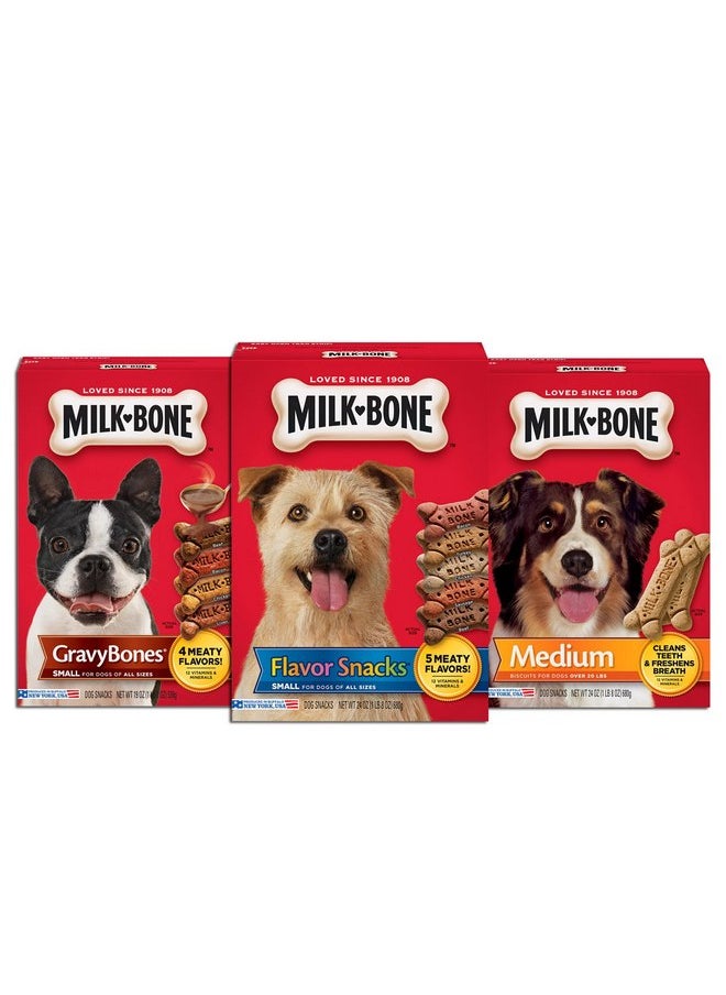 Milk-Bone Dog Treat Variety Pack For Small/Medium Dogs (Pack Of 3) - pzsku/Z803E8D848467ECECD426Z/45/_/1737031943/e41be7e8-c5d0-46e0-a44b-f0d36cb0a1e0