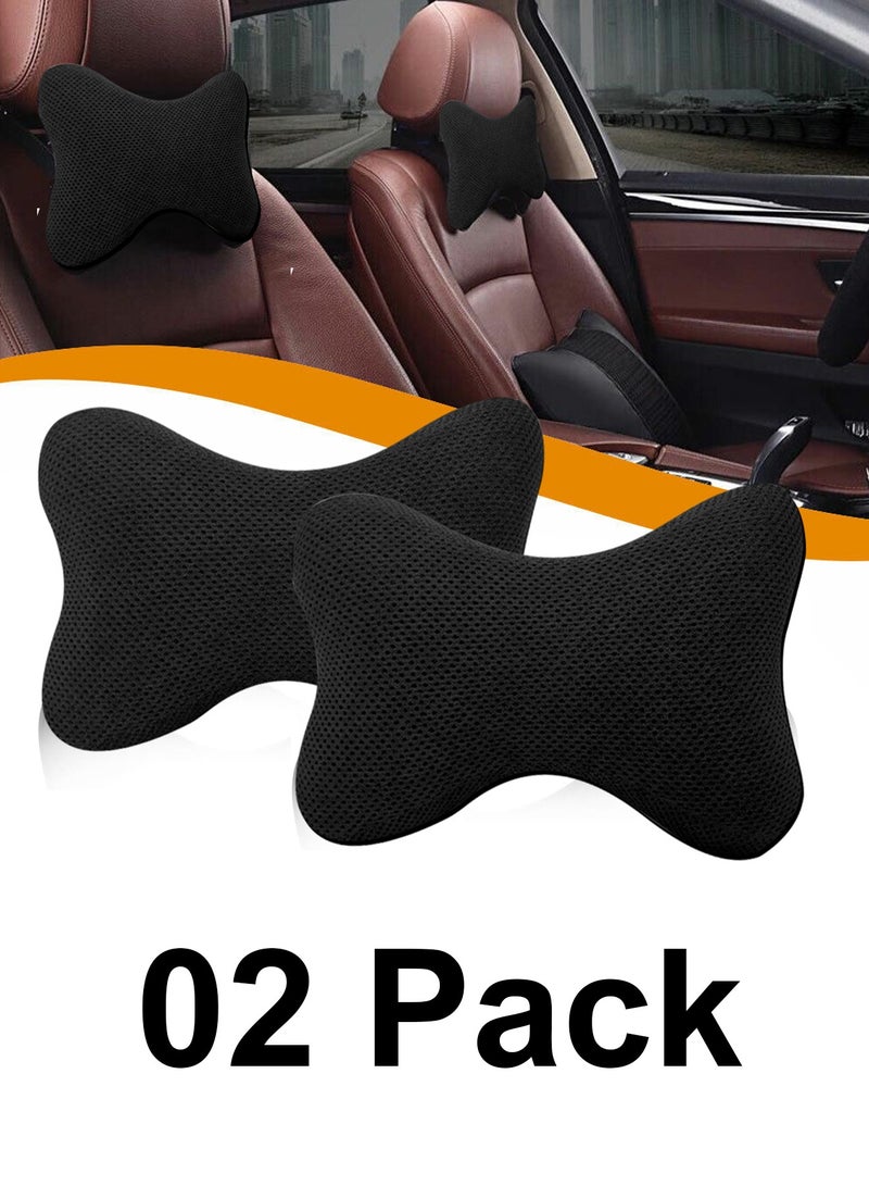 في اي ايه VEA Comfort 2pcs Memory Foam Car Headrest Pillows - Soft Neck Support Cushions for Car Seats, Universal Fit Neck Rest for Comfortable Travel  - Image 4