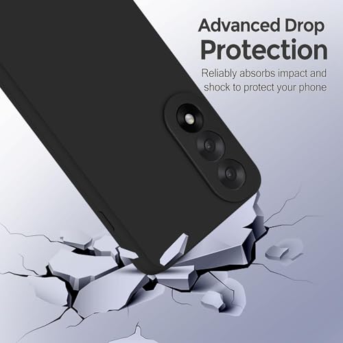 SBMS Silicone Back Cover Case for OnePlus Nord 5 5G / Nord5 5G | Soft Micro-Fibre Lining Inside | Camera Protection Bump | Shockproof Back Cover Case for OnePlus Nord 5 5G / Nord5 5G (Black) - Image 4