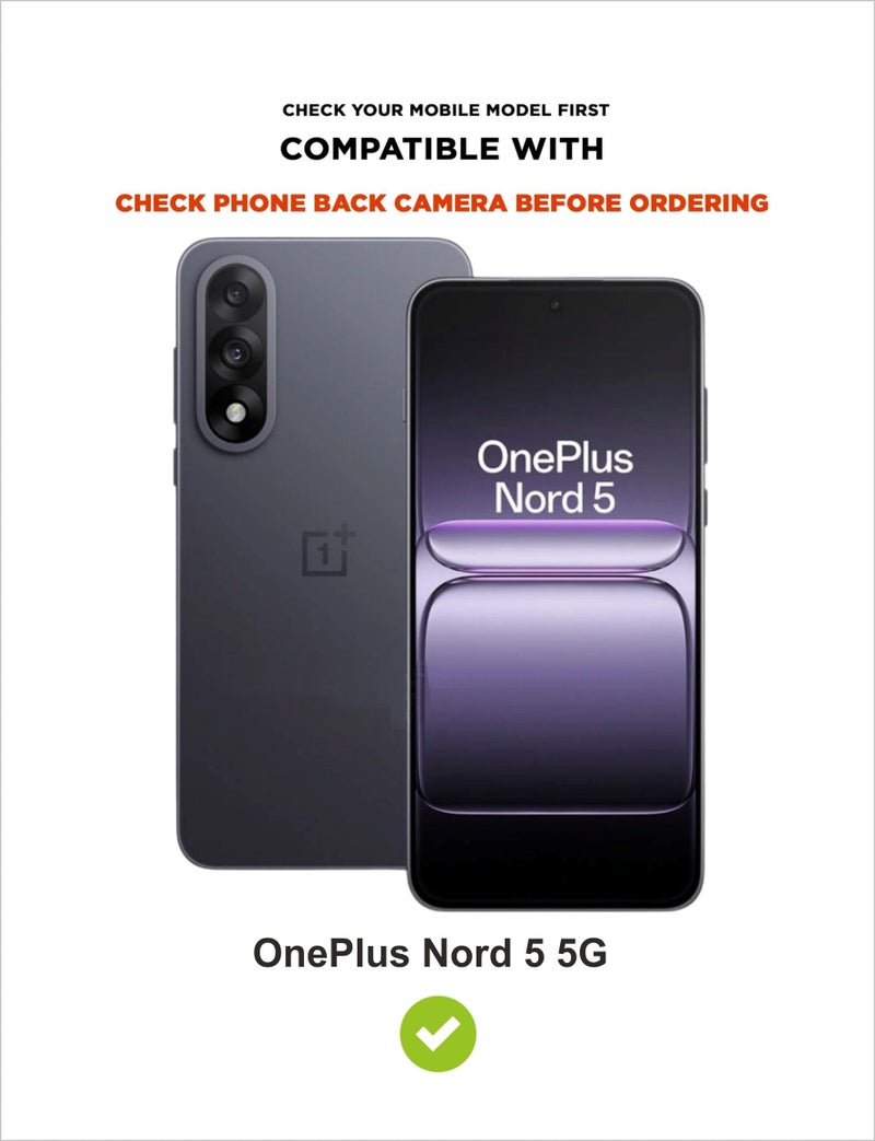 SBMS Silicone Back Cover Case for OnePlus Nord 5 5G / Nord5 5G | Soft Micro-Fibre Lining Inside | Camera Protection Bump | Shockproof Back Cover Case for OnePlus Nord 5 5G / Nord5 5G (Black) - Image 5