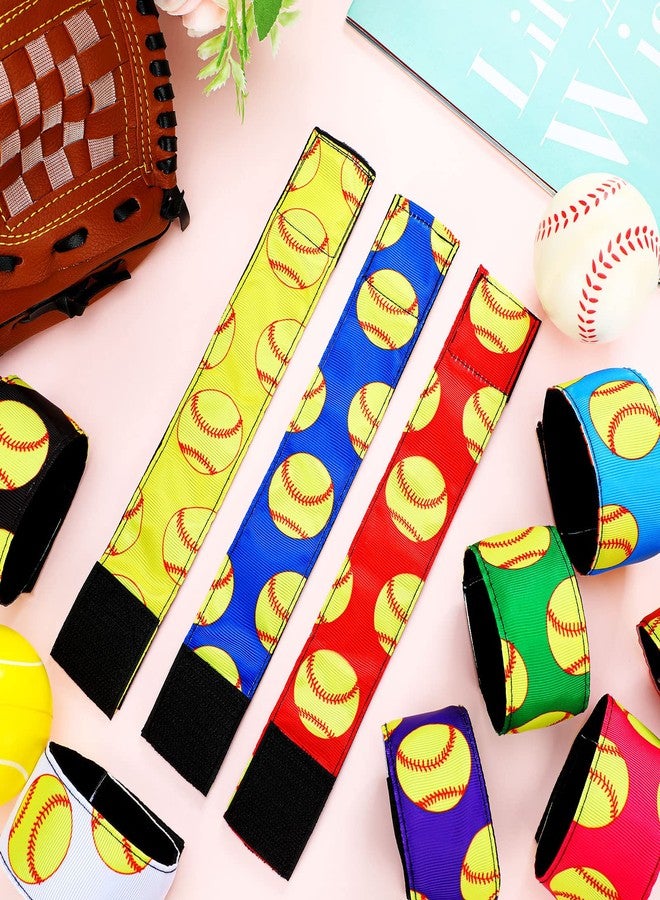 Yinder 10 Pairs Softball Sleeve Holders Sports Shirt Ties Sleeve Straps Clips for Baseball Soccer Sports Activities 10 Colors(Softball) - Image 4