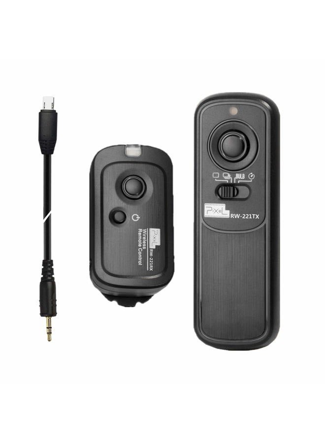 Pixel 2.4GHz Digital Wireless Remote Control S2 Remote Shutter Release for Sony Cameras, Replaces Sony RM-SPR1 - Image 1