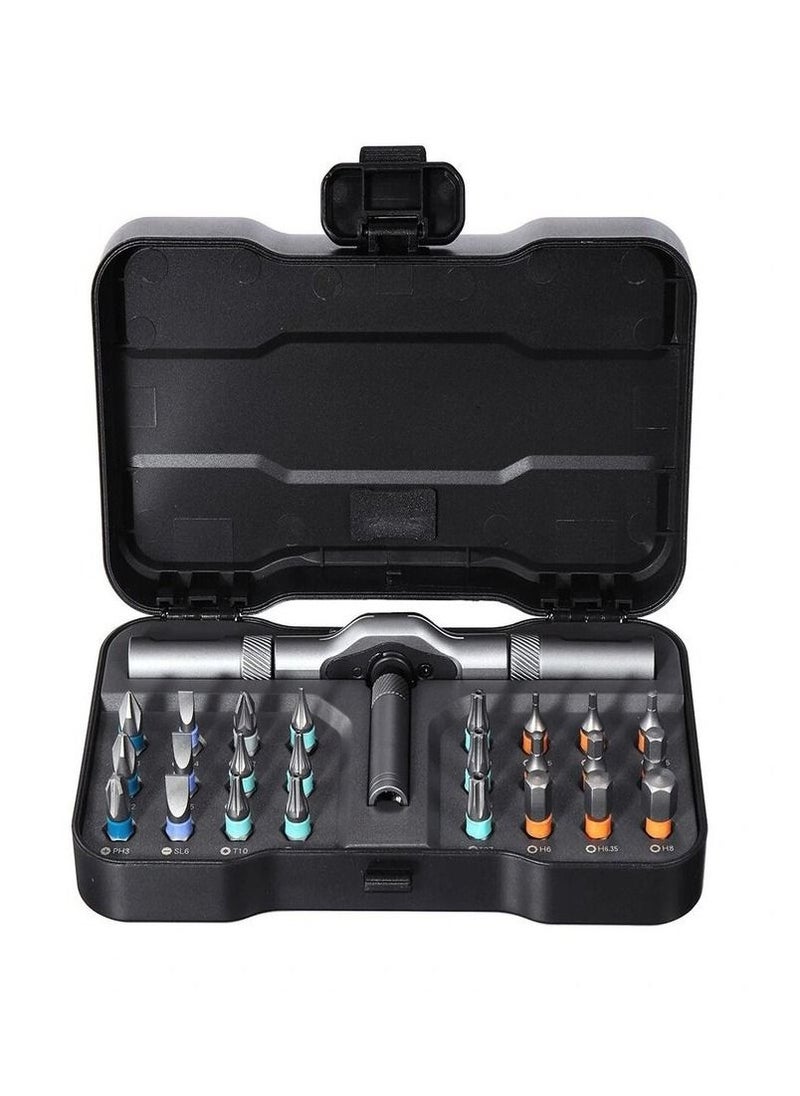 Duka RS1 Screwdriver 24 in 1 Multi-purpose Ratchet Wrench Screw driver S2 Magnetic Bits Tools Set Household Repair Tool