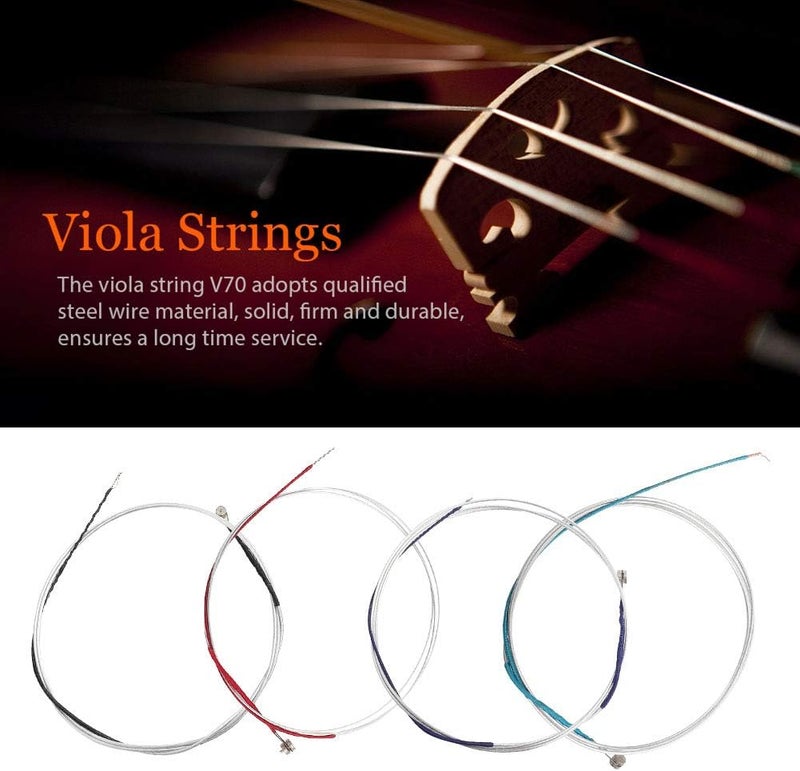 All-item matching trendy build 4Pcs Viola Strings, Professional Nickle Viola Strings Musician String Set V70 Musical Instrument Accessories All-round unified build - Image 3