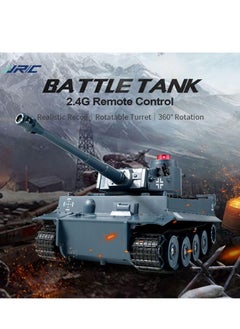 JJRIC Simulation Remote Control Battle Tank Car Children's Toy Model Tank Remote Control Car  - Image 4