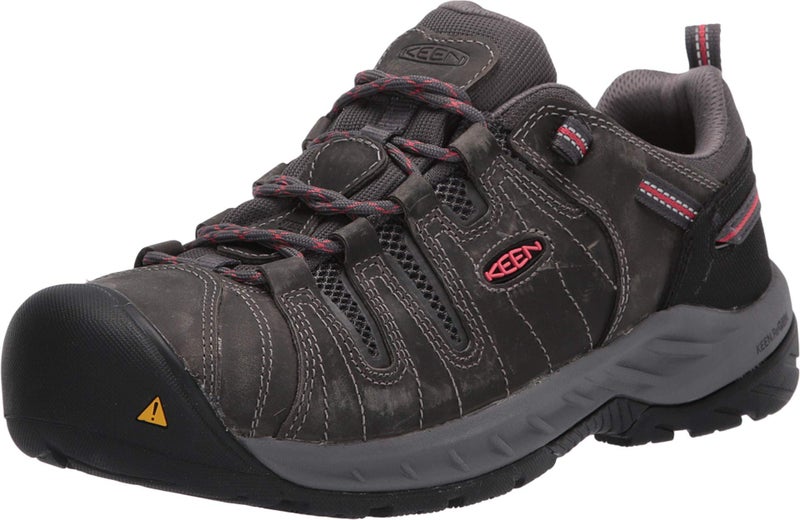 KEEN Utility Womens Keen Flint II Steel Toe Work Shoe Grey - Image 3