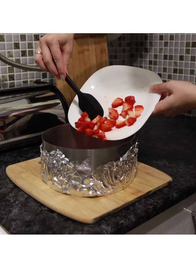 Cake Mold-Cake Ring-Adjustable Round Stainless Steel 16 to 30cm Cake Mold - Cake Baking Supplies Bakeware Kitchen Baking Tool - Image 4