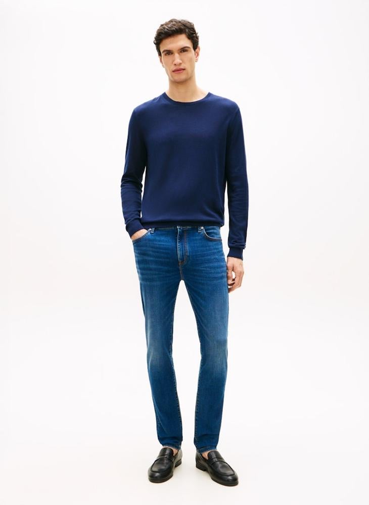 TOMMY HILFIGER Bleecker Whiskered Five-Pocket Slim Jeans - Image 4
