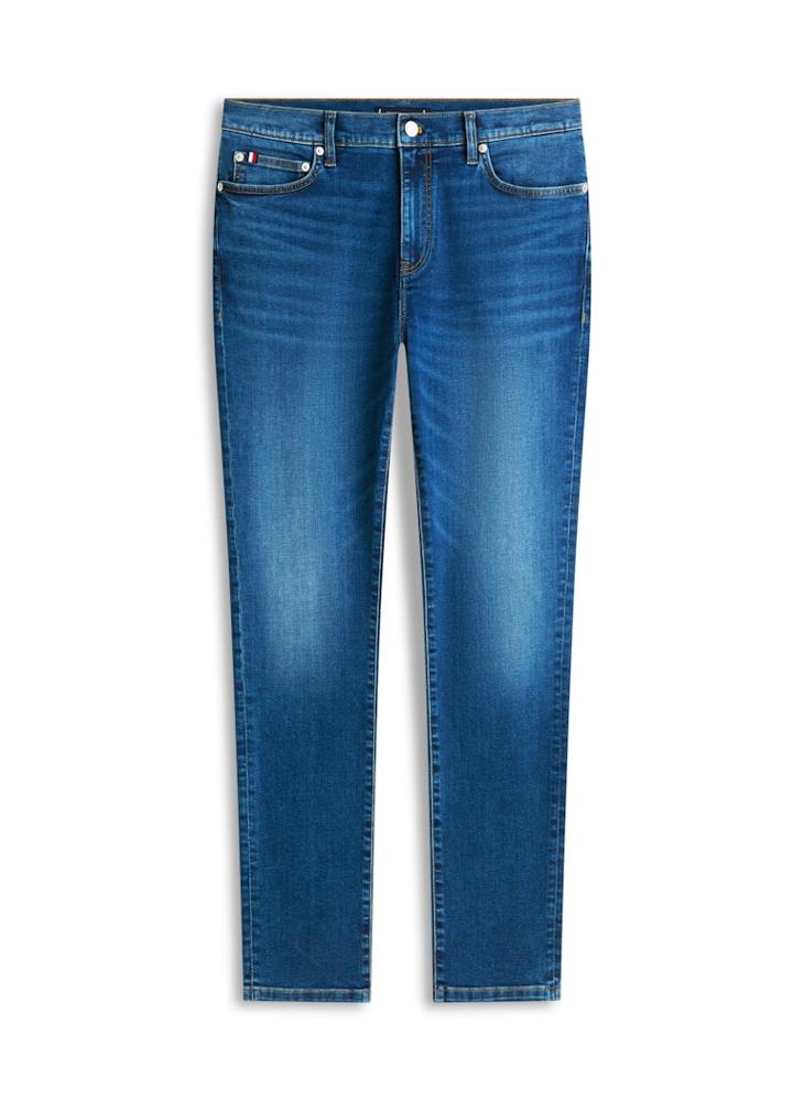 TOMMY HILFIGER Bleecker Whiskered Five-Pocket Slim Jeans - Image 5