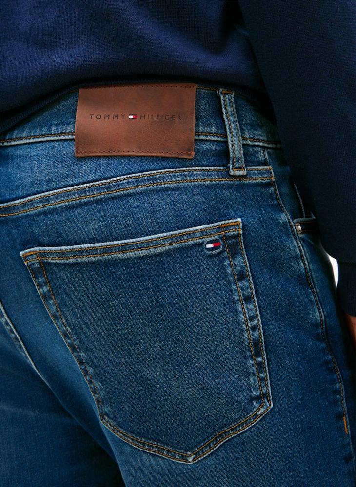 TOMMY HILFIGER Bleecker Whiskered Five-Pocket Slim Jeans - Image 3