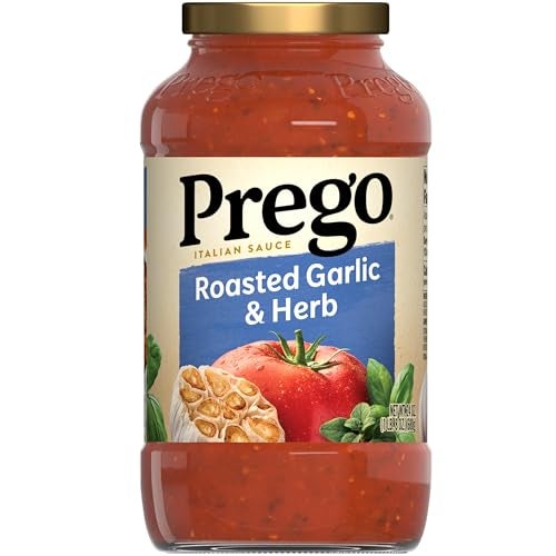 Prego Pasta Sauce, Italian Tomato Sauce with Roasted Garlic & Herbs, 24 Ounce Jar - Image 1