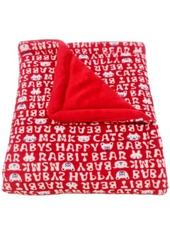 Brandonn New Born Baby Blankets All Season Fluffy 3 Layered Wrapping Sheet For Baby Boys And Baby Girls 87 Cm X 70 Cm (06 Months)  - Image 1