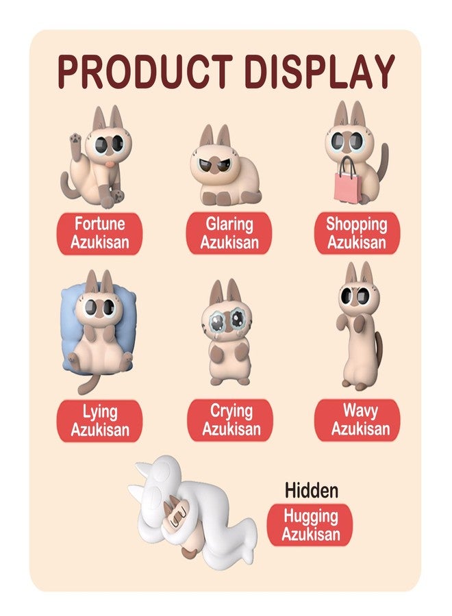 BEEMAI Nobeko Azukisan's Daily Series 2 1PC Blind Box Random Design Cute Figures Collectible Toys Birthday Gifts - Image 2