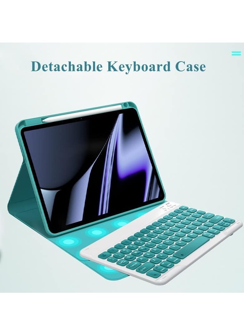 vesus ELTERAZONE Keyboard Case for iPad 10.2" 9th 8th 7th Generation, Magnetically Detachable Keyboard with Pencil Holder for 10.2 Inch iPad 9/iPad8/iPad7/iPad Air 10.5"(3rd Gen)/iPad Pro 10.5 inch,Balck - Image 4