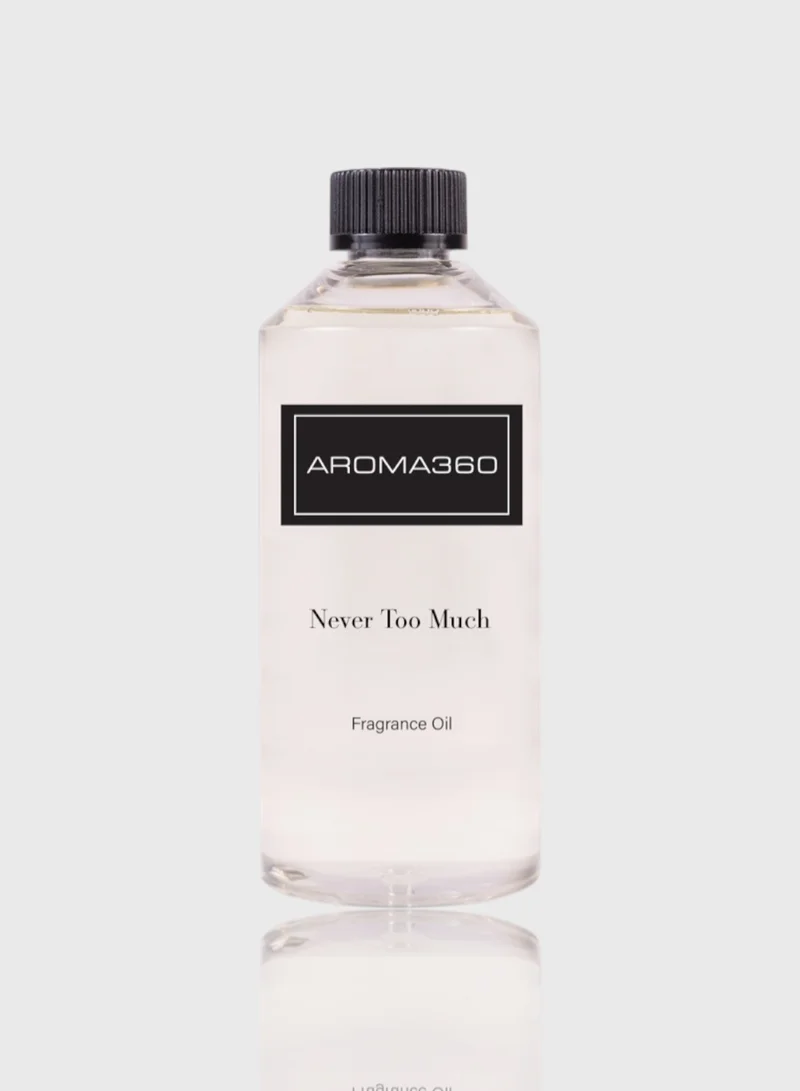 Aroma360 Never Too Much Fragrance Oil - Hotel Inspired for Essential Oil Diffusers - Aromatherapy Diffuser Oil - Mandarin Orange, Cherry Blossom, and Cashmere - 50 mL