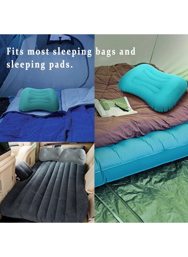 Inflatable Camping Pillow, Ultralight Inflating Pillow, Camping &Beach Travel Pillow, Ultra-light Camping Pillow for Adults & Kids (Green) - Image 4