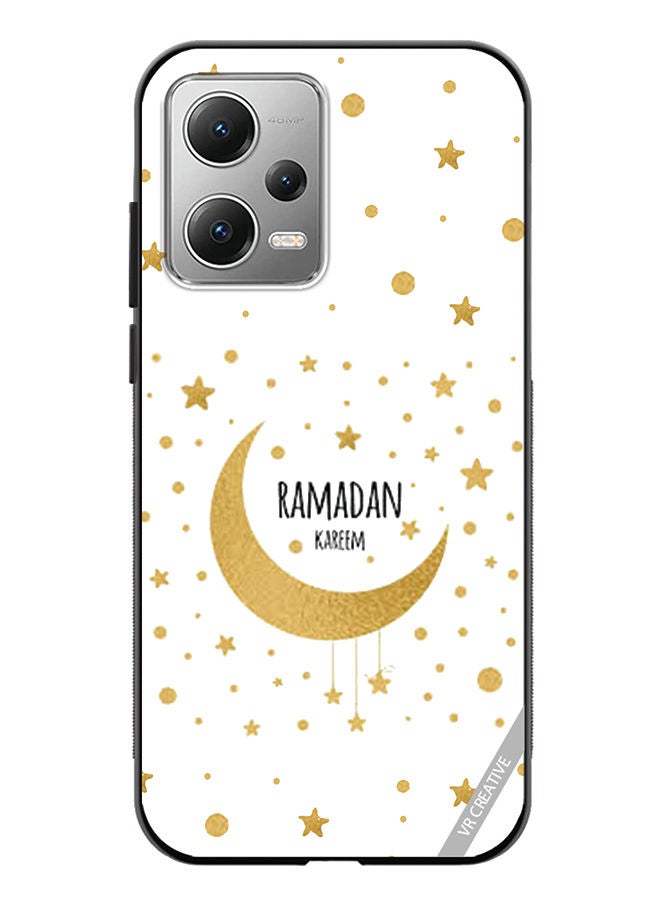 VR CREATIVE غطاء حماية واقٍ لهاتف Xiaomi Redmi Note 12 بتصميم العيد متعدد الألوان - Image 1