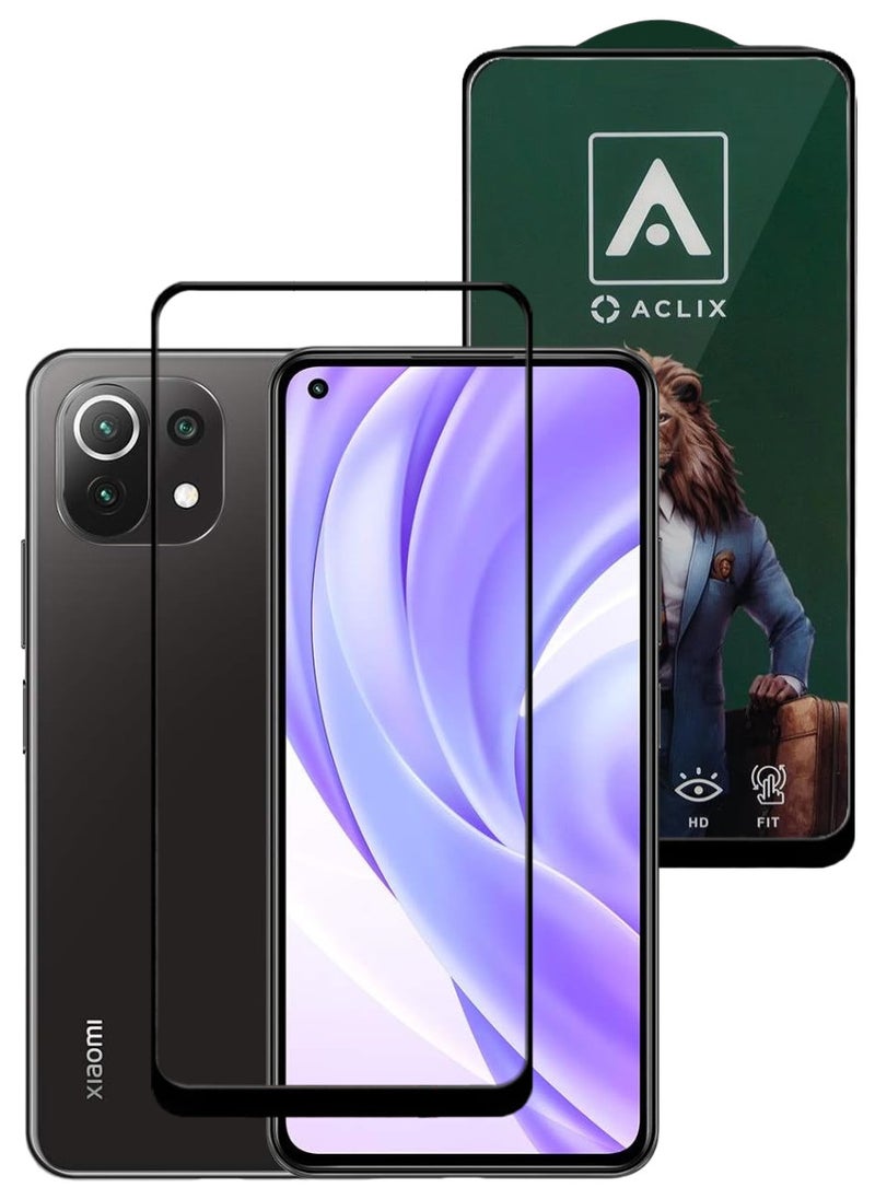 ACLIX Antistatic ESD Dustproof Premium Quality High Definition Tempered Glass Screen Protector Designed For Xiaomi Mi 11 Lite - Image 1