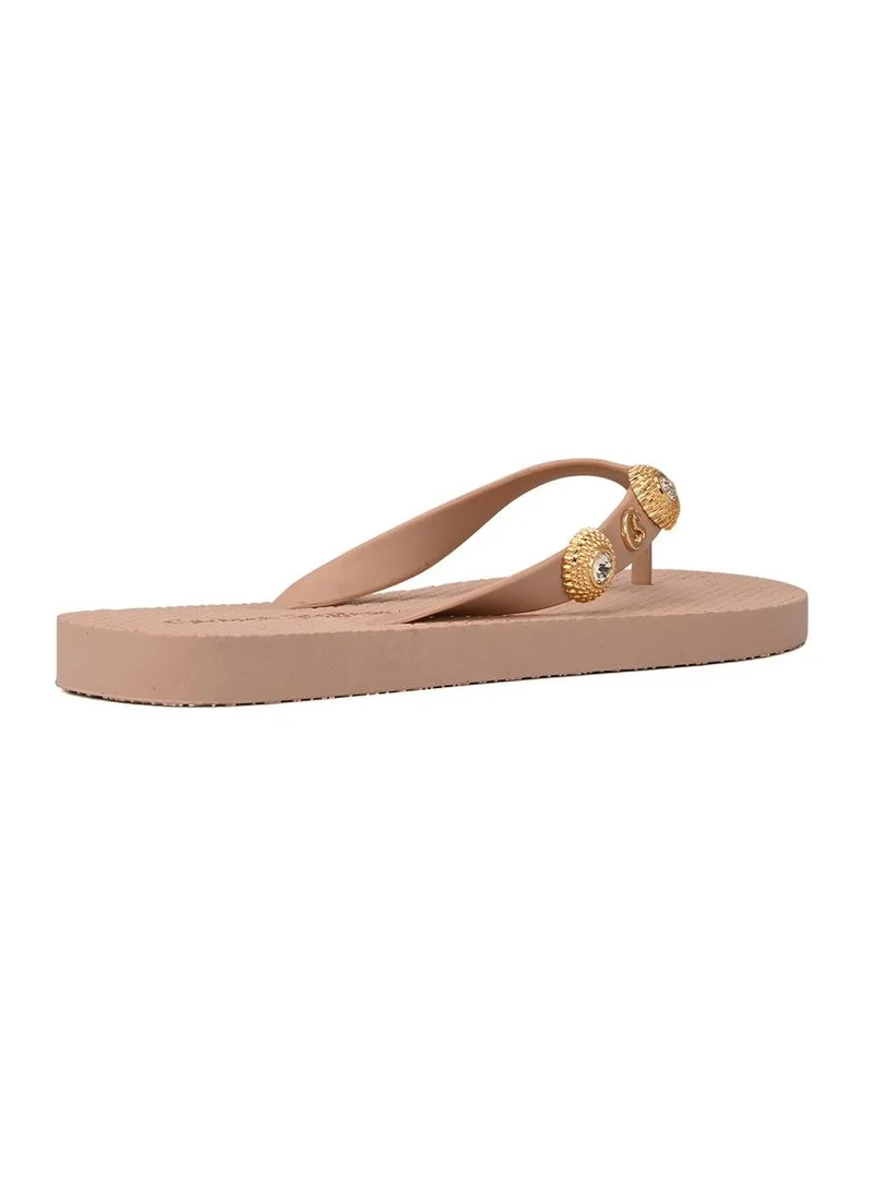 Carmen Steffens  Rosé Decorative Flip-Flops for Women | Best Price UAE