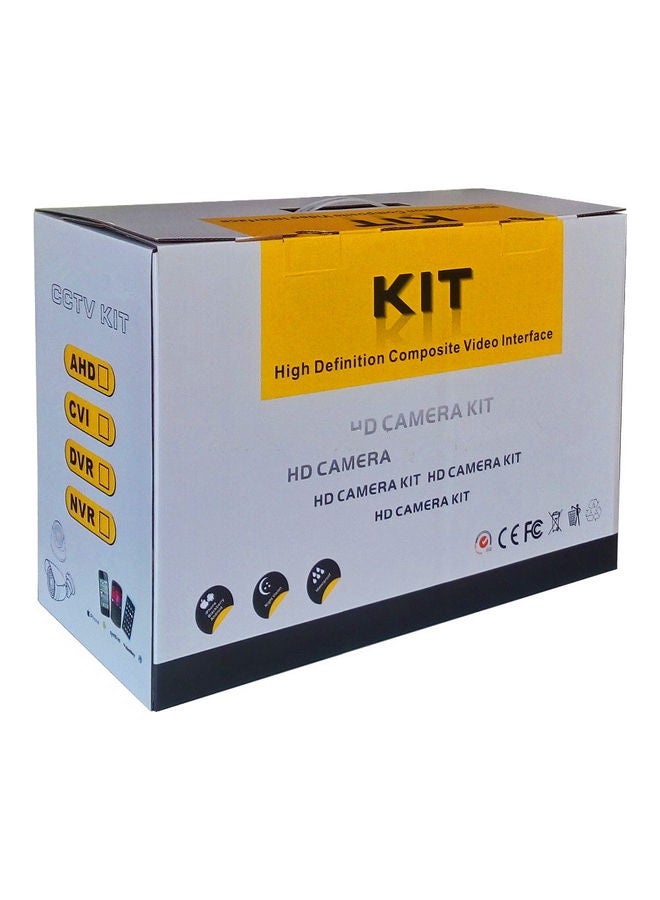 تومفيجن مجموعة نظام تسجيل كاميرا المراقبة بالدوائر التلفزيونية المغلقة بدقة كاملة الوضوح أبيض - Image 2