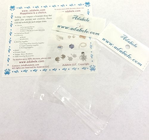 Adabele 5pcs Adabele Authentic 925 Sterling Silver S Hooks Clasp 15mm (0.59 Inch) Connector Hypoallergenic Nickel Free for DIY Jewelry Making SS316 - Image 5