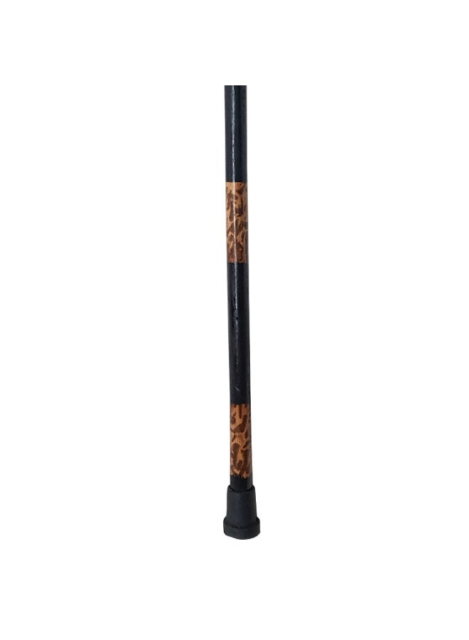 Generic Wooden crutch with black and brown plastic handle - Image 3