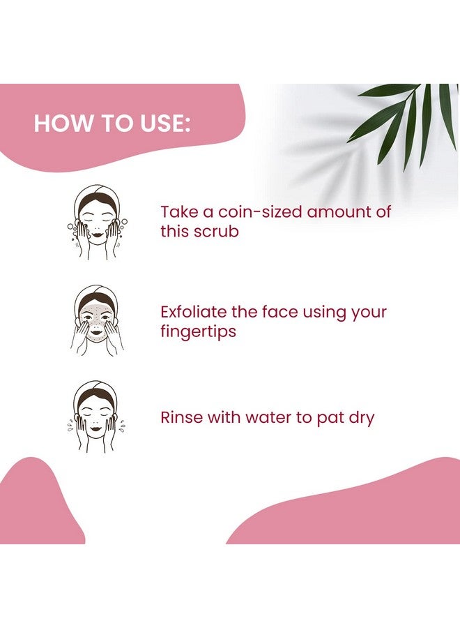 NUTRIGLOW Natural'S Advanced Pro Formula Wine Face Scrub For All Skin Type Skin Lightening Scrub (100 G) - Image 3