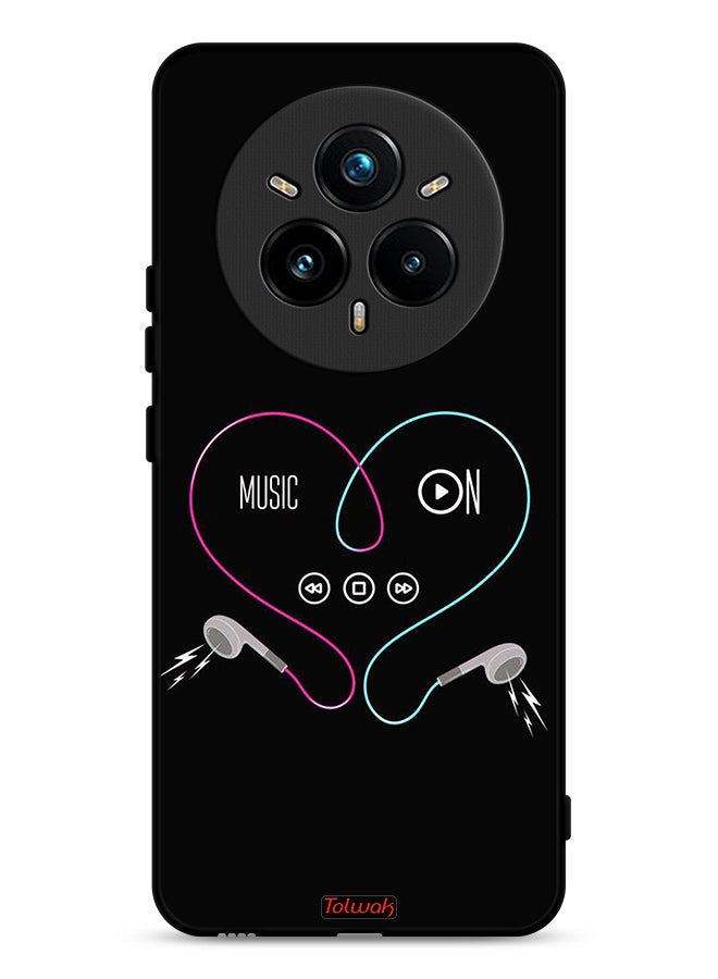 Tolwak Realme 14 Pro Plus 5G Protective Case Cover Music On