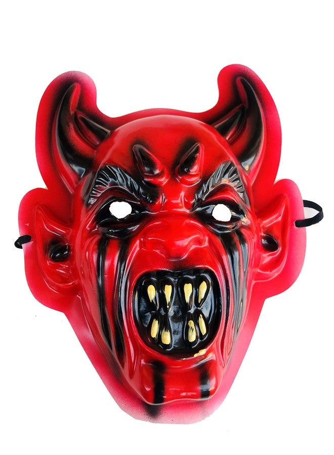 Evisha Multi Colour Scary Horror Devil Fancy Face Mask Holi Mask Halloween Party Mask Set Of 2 - Image 4