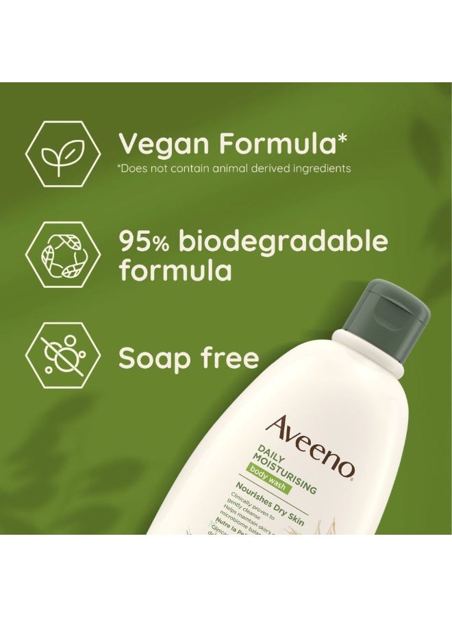 Aveeno Daily Moisturising Wash Gel for Sensitive and Dry Skin 500ml - Image 3