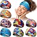 Syhood 8 Pieces African Headband Stretchy Boho Print Headband Yoga Sports Workout Wide Headwrap Elastic Twisted Knot Turban Hairband for Women Girls Hair Accessories - Image 2