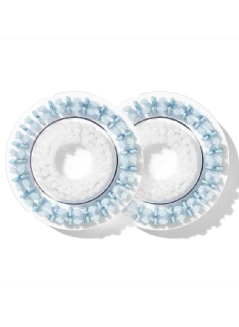 Clarisonic Clarisonic New Sensitive Facial Cleansing Brush Head Replacement | Compatible with Mia 1, Mia 2, Mia Fit, | Same as The Pictures (2Count)  - Image 1