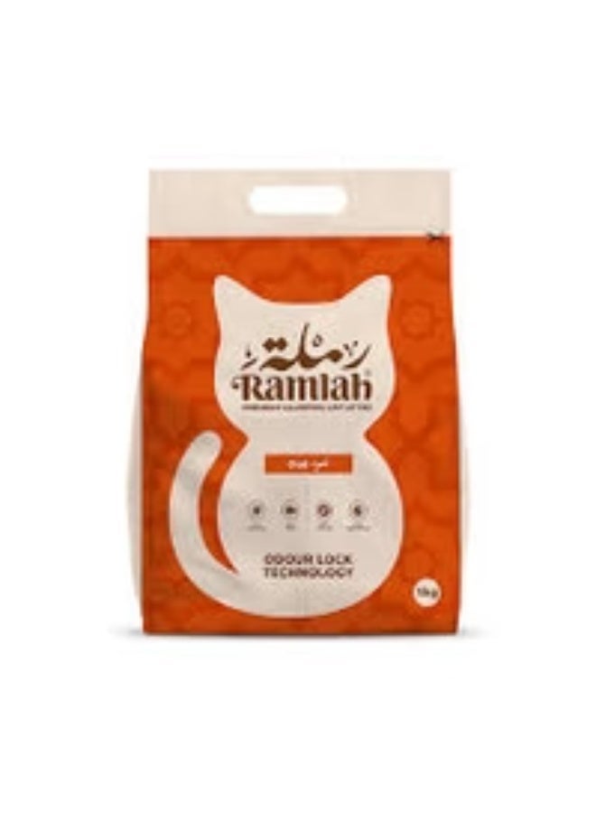 Cat Litter Ramlah Premium Clumping Cat Litter Musk Scented 5 Kg from pets zone - Image 3