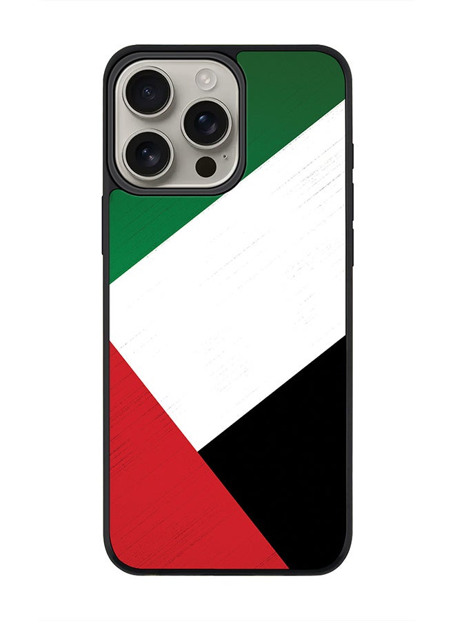 Stylizedd For iPhone 16 Pro Max Case [Compatible with MagSafe] Slim Magnetic cover Phone Case iPhone 16 Pro Max -Flag Of UAE - Image 1