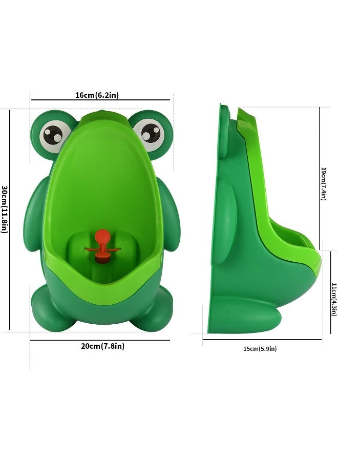sundee Standing Potty Training Urinal for Boys Toilet with Funny Aiming Target - Blackish Green - Image 2