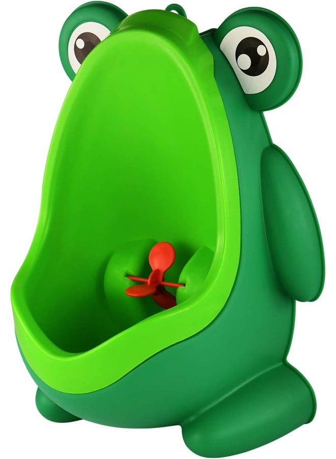 sundee Standing Potty Training Urinal for Boys Toilet with Funny Aiming Target - Blackish Green - Image 1