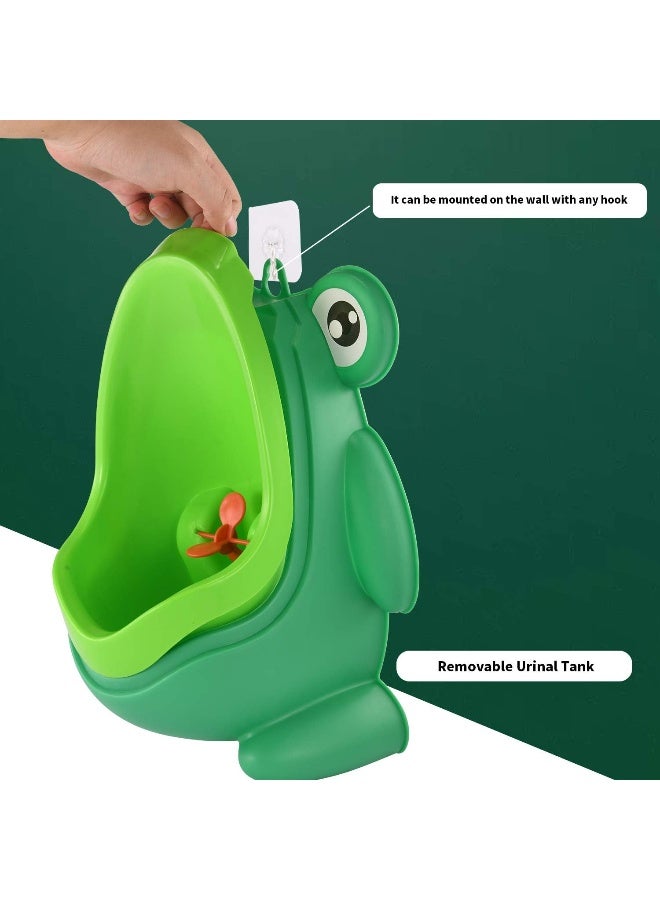 sundee Standing Potty Training Urinal for Boys Toilet with Funny Aiming Target - Blackish Green - Image 4