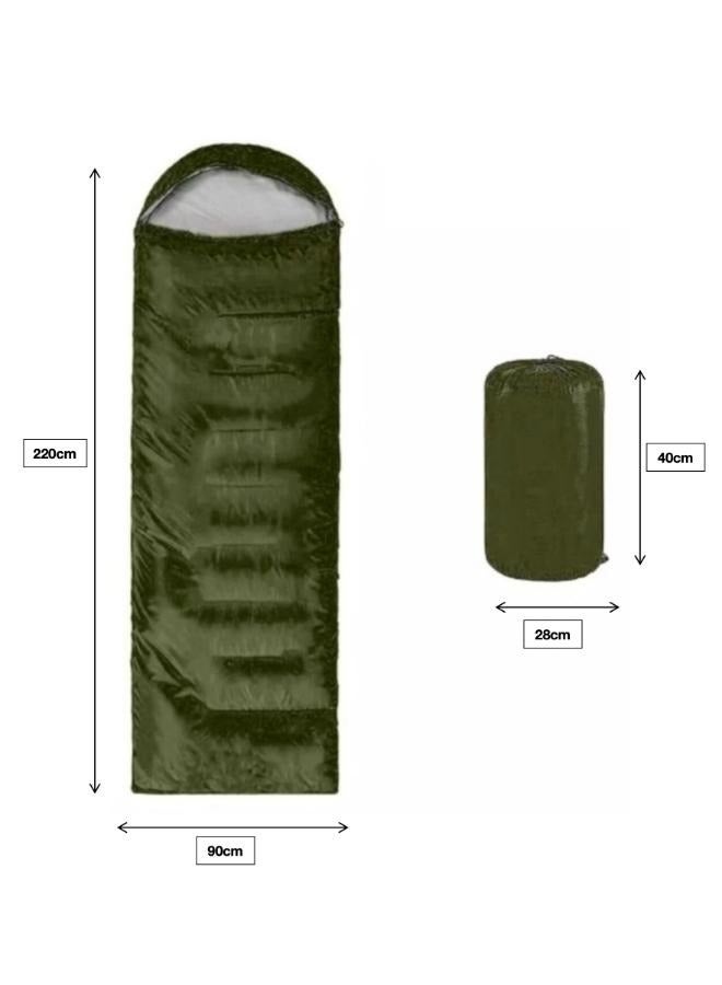 في الهواء الطلق التخييم كيس النوم المشي لمسافات طويلة التدريب الغداء كسر بطة أسفل كيس النوم الحجم: 220 سنتيمتر * 90 سنتيمتر - Image 2