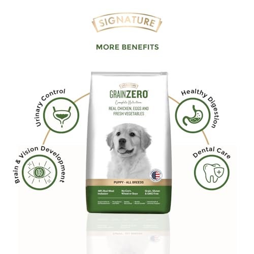 Grain Zero Puppy Dry Dog Food 1.2kg | Real Chicken, Egg & Vegetables | 48% Meat Inclusion, No Grain Formula, Gluten-Free | Promotes Healthy Skin & Coat | All Breeds - Image 2